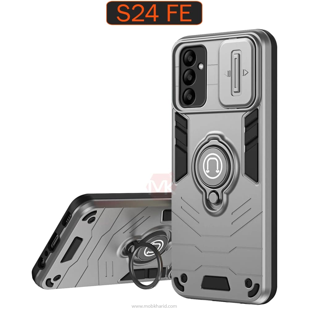 قاب محافظ Armor Sliding Camshield Ring Case | Samsung Galaxy S24 FE