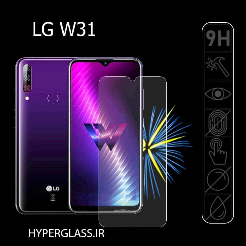 گلس محافظ صفحه نمایش نانو بلک اورجینال گوشی الجی LG W31