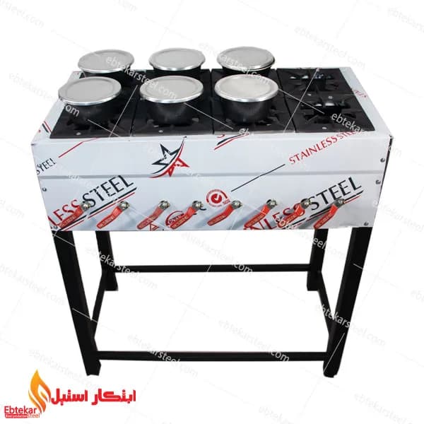 اجاق گاز 8 شعله صنعتی