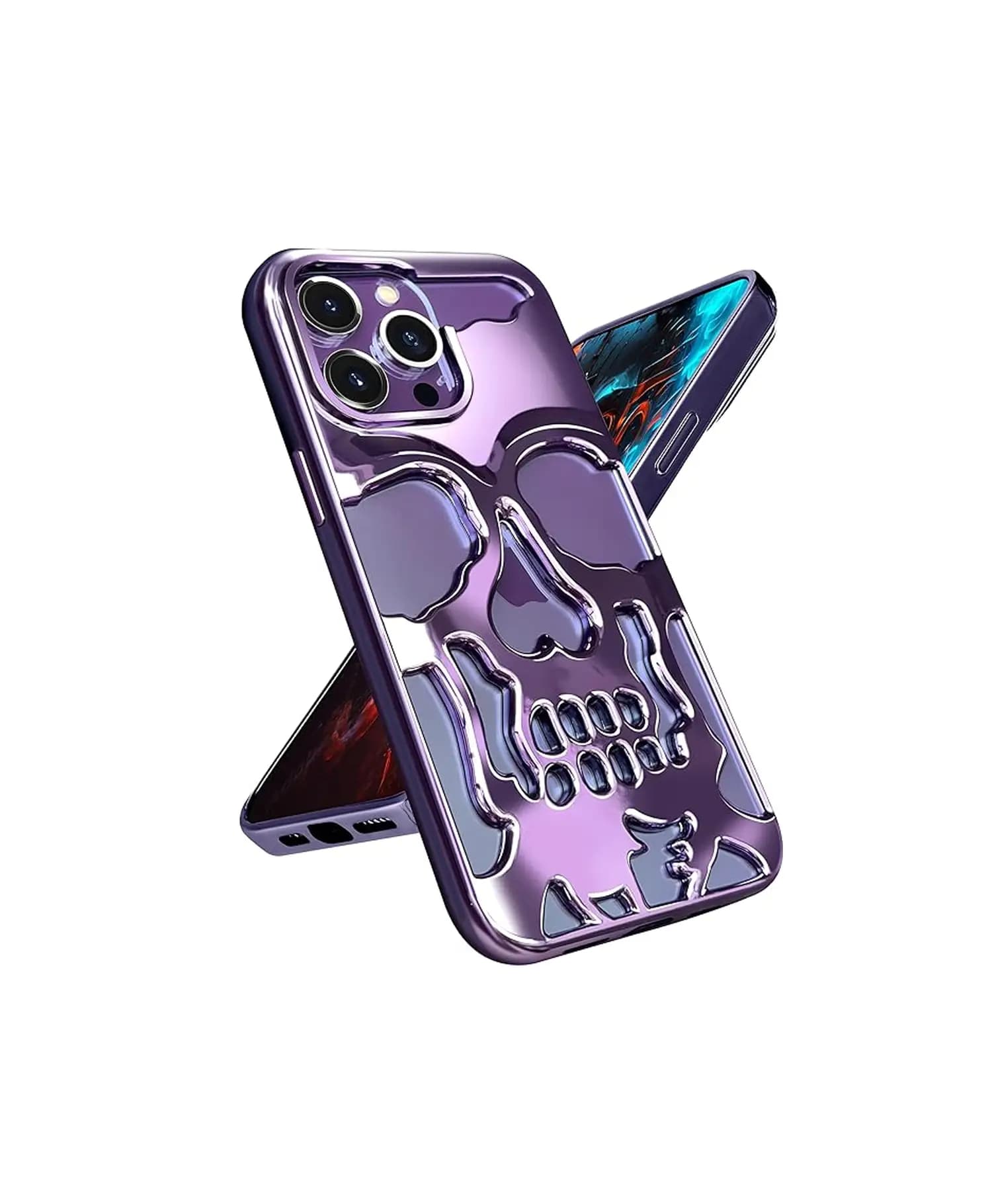 قاب ژله ای طرح اسکلت گوشی موبایل آیفون Iphone 15 Pro Max
