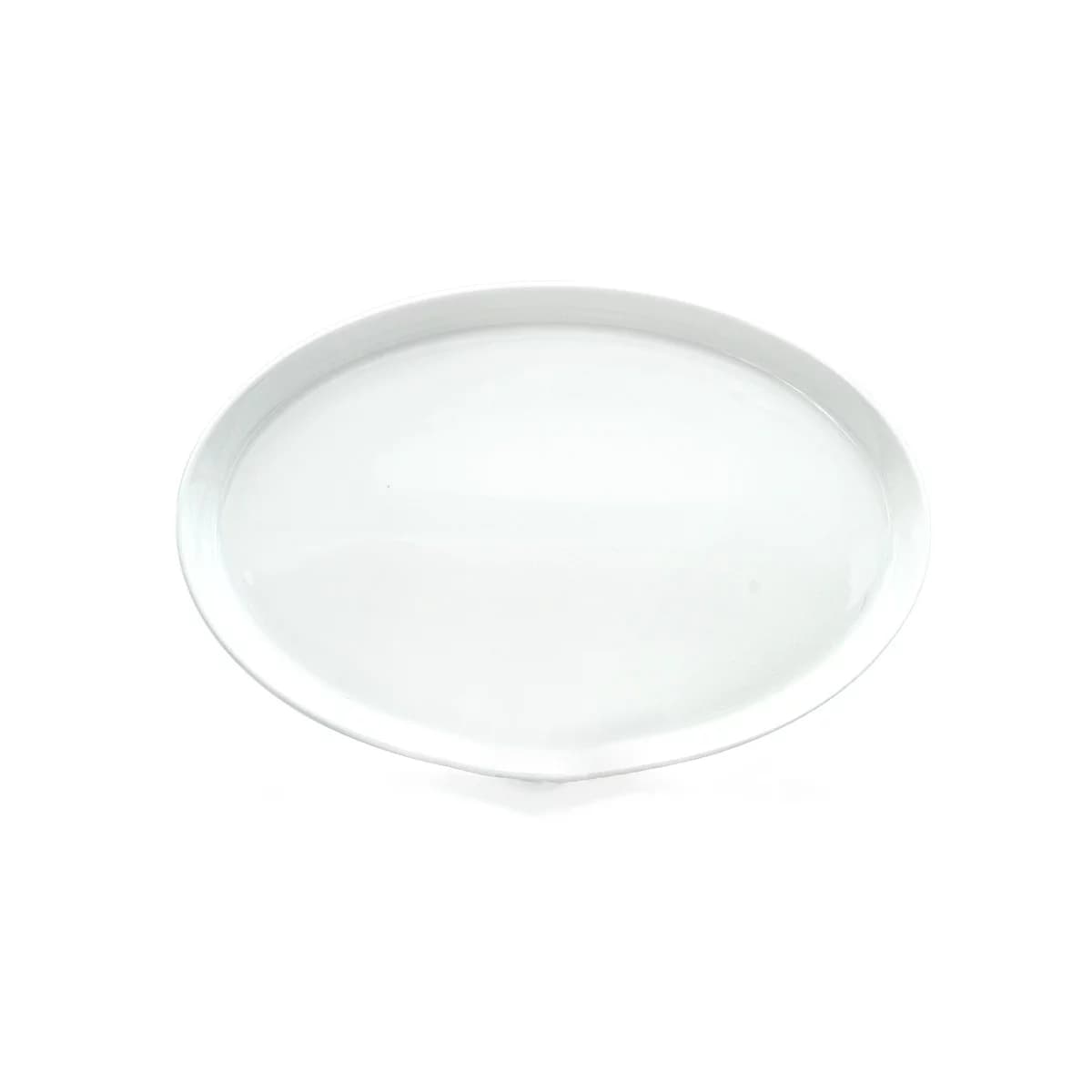 سینی بیضی چینی زرین سفید شهرزاد (سایز 26)