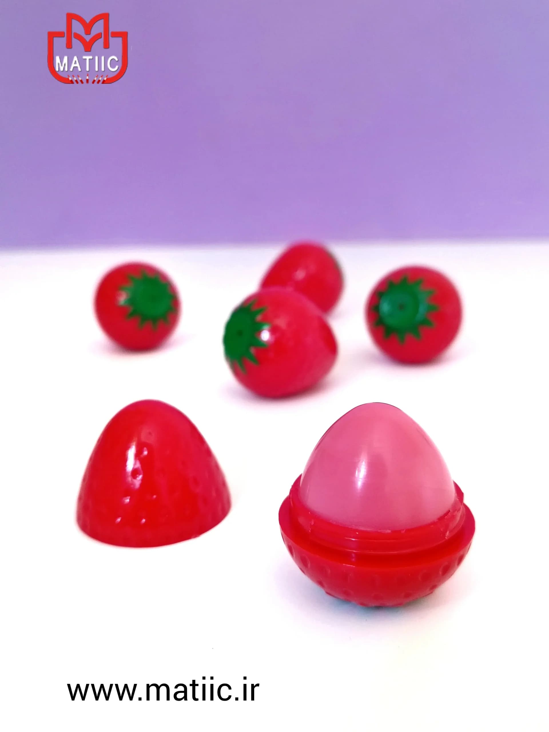 بالم لب توت فرنگی