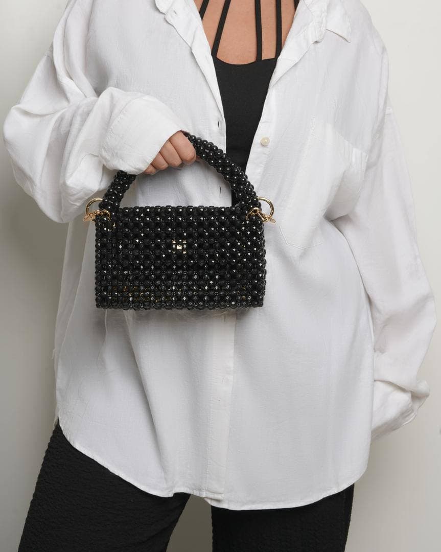 کیف دست دوز مرواریدی بیلی