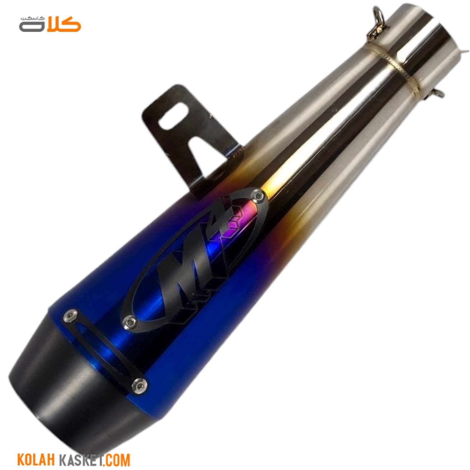 اگزوز موتورسیکلت قهرمانی هفت رنگ M4 مدل شیپوری