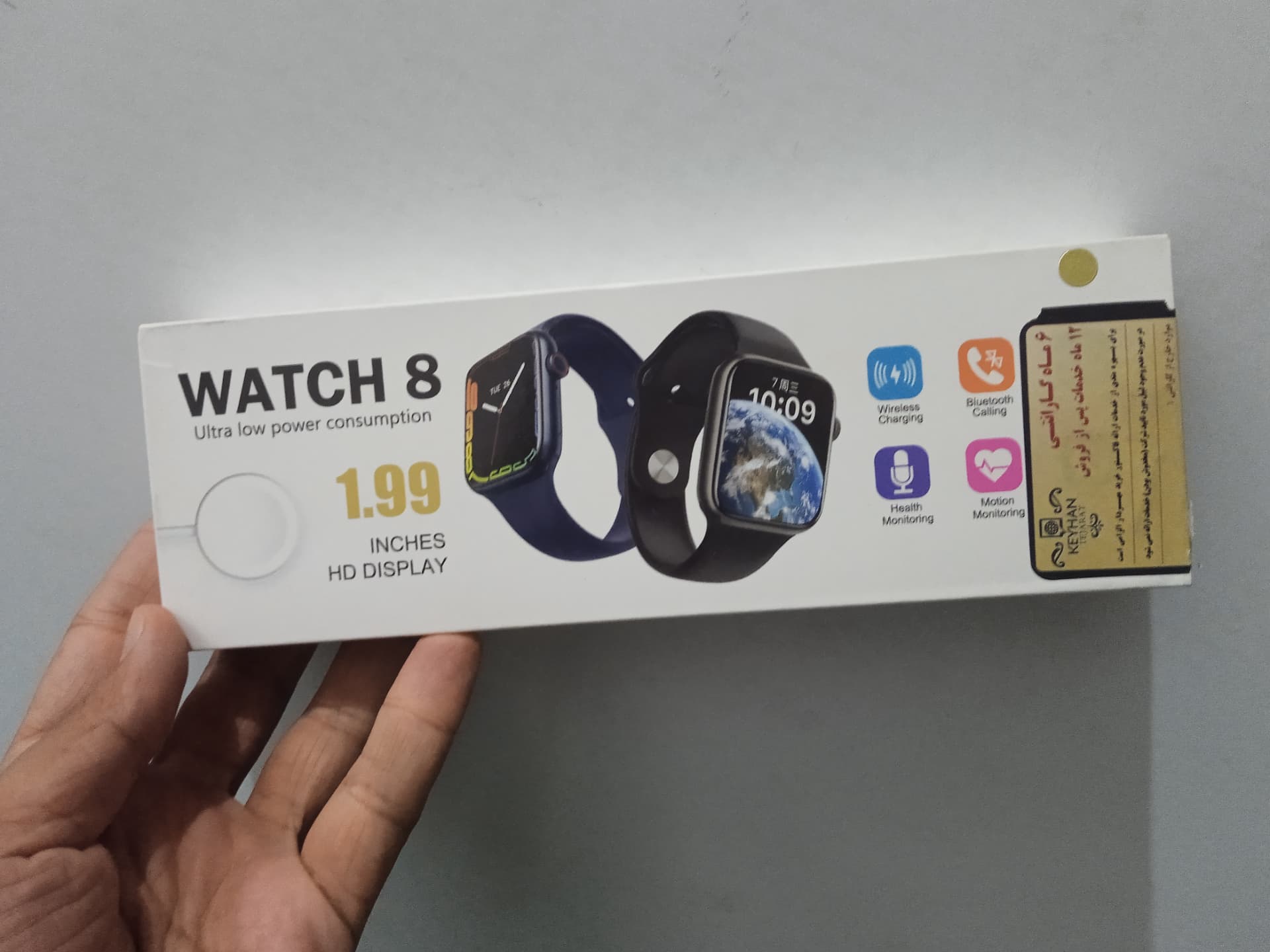 ساعت هوشمند طرح Watch 8 با گارانتی