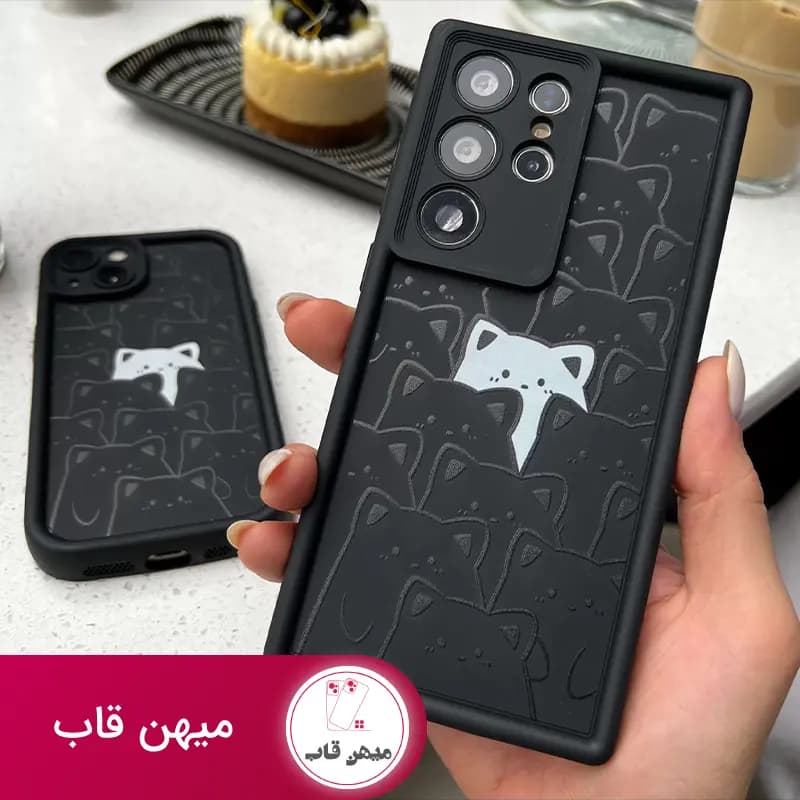 قاب گوشی سامسونگ و شیائومی گربه کیوت – cute cat - کد (۳۷۶۸۰)