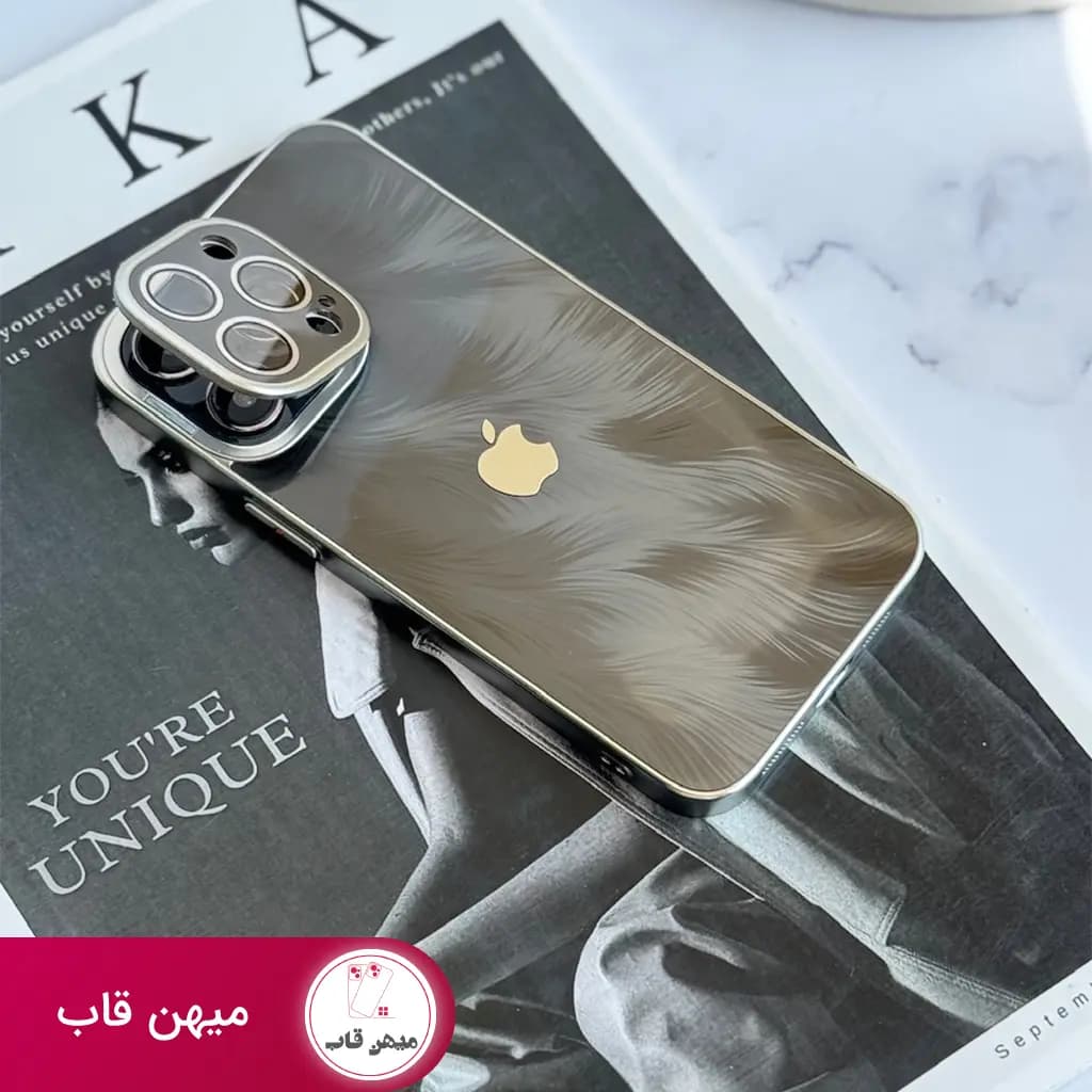 قاب گوشی آیفون فول براش لنز استند شو - کد (۴۶۴۰۶)
