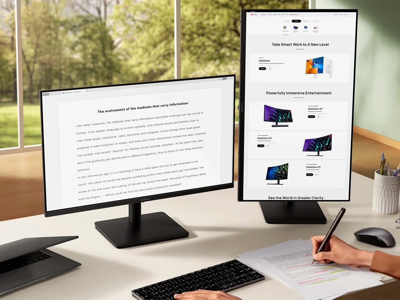 مانیتور هوآوی مدل MateView SE Standard Edition سایز 23.8 اینچ (استوک با گارانتی)