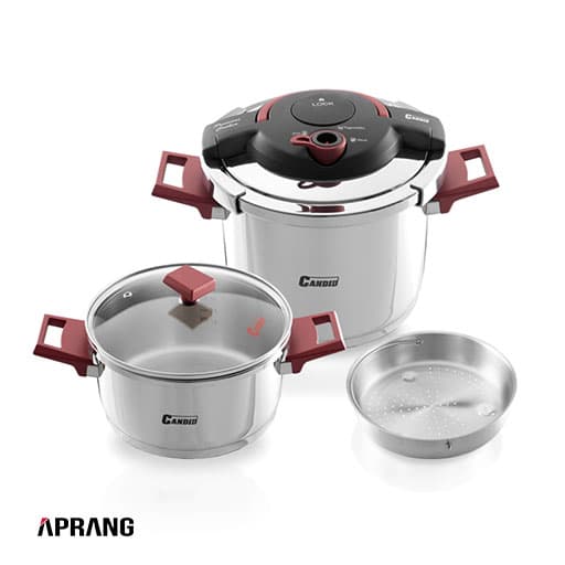 زودپز دوقلو کاندید مدل هلیوس (6 لیتر)