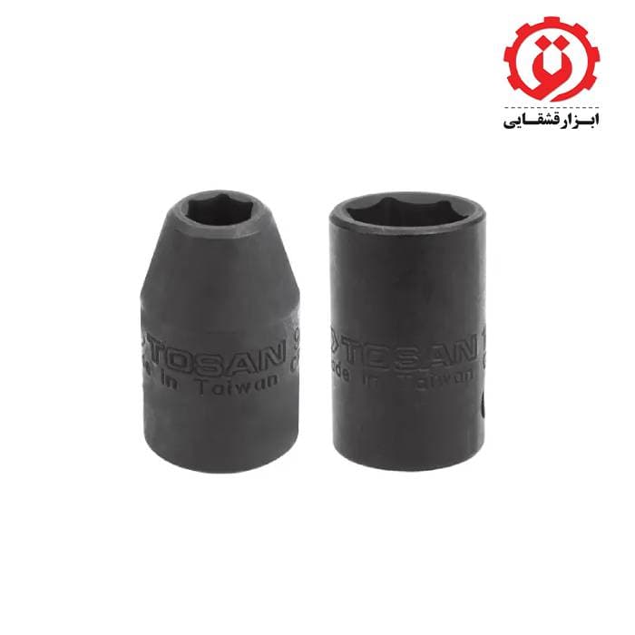 بکس فشار قوی مشکی کوتاه درایو 1/2 اینچ سایز 28 توسن مدل TP1274S-28