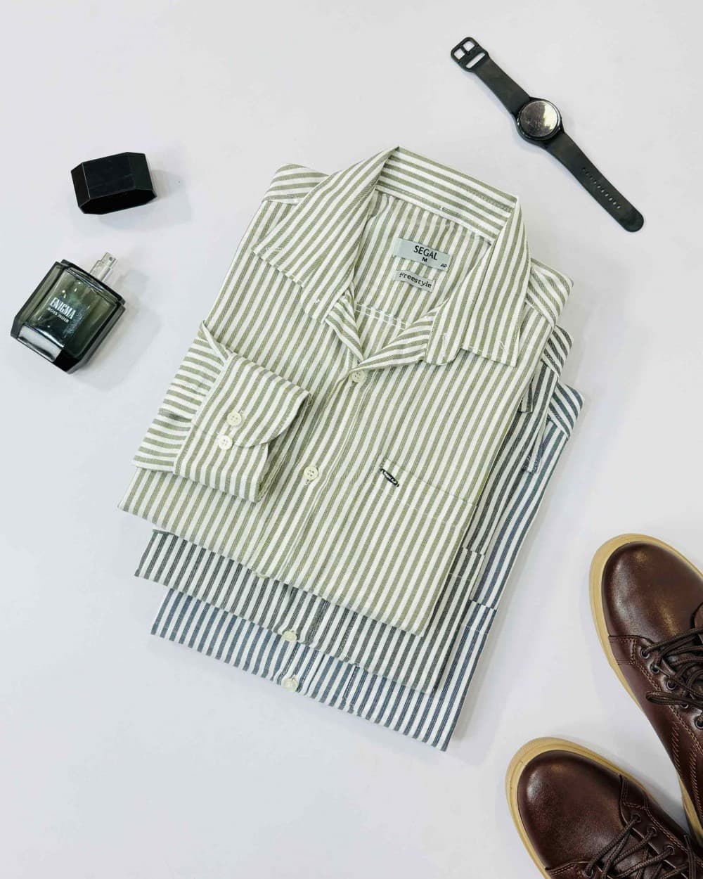 پیراهن مردانه راه راه _ کد 1207