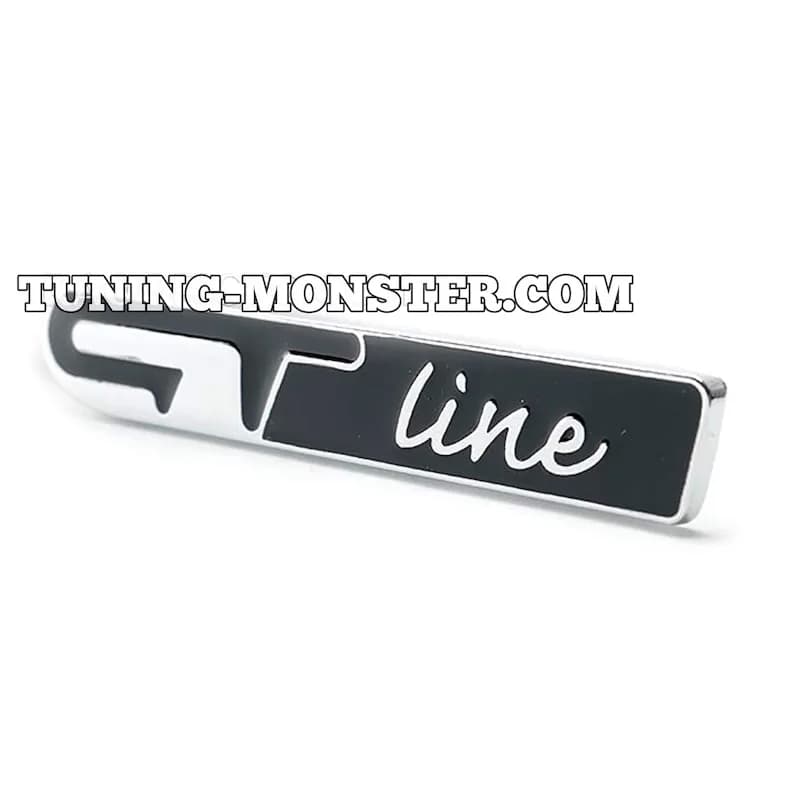 آرم جی تی لاین TM مشکی استیل