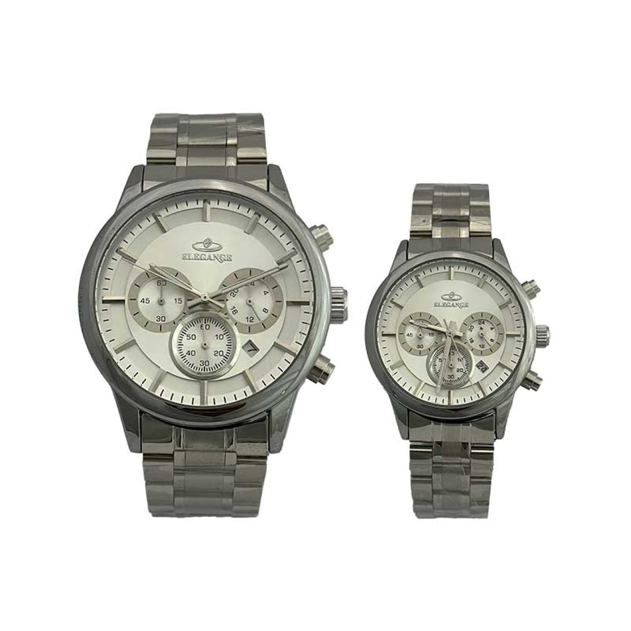 ست ساعت مچی زنانه و مردانه الگانس مدل WS-EDP636903 سه موتوره