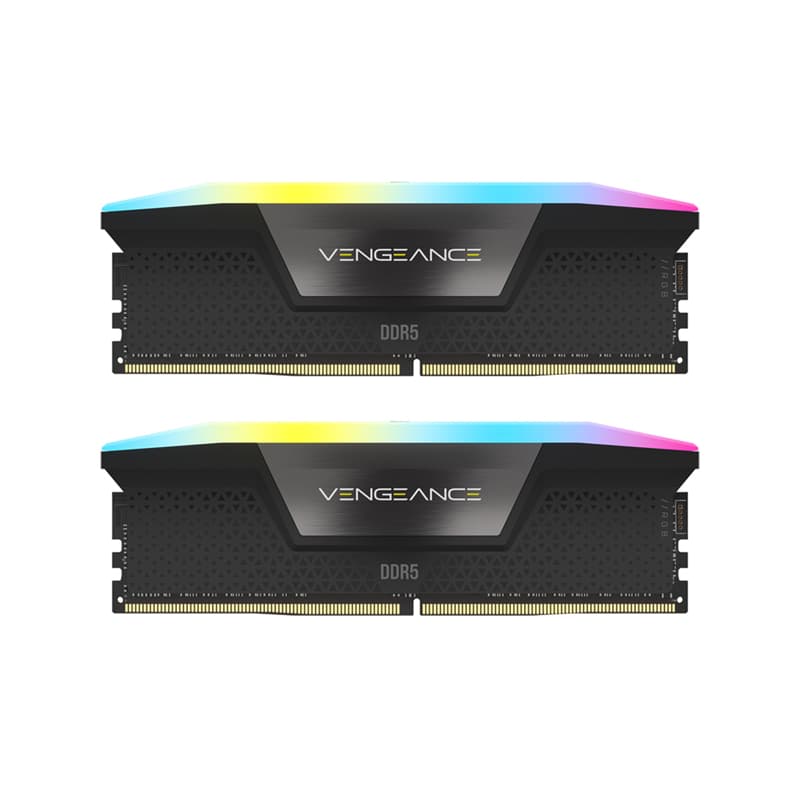 رم دسکتاپ کورسیر مدل VENGEANCE RGB DDR5 (2x16GB) CL36 6000Mhz ظرفیت 32 گیگابایت