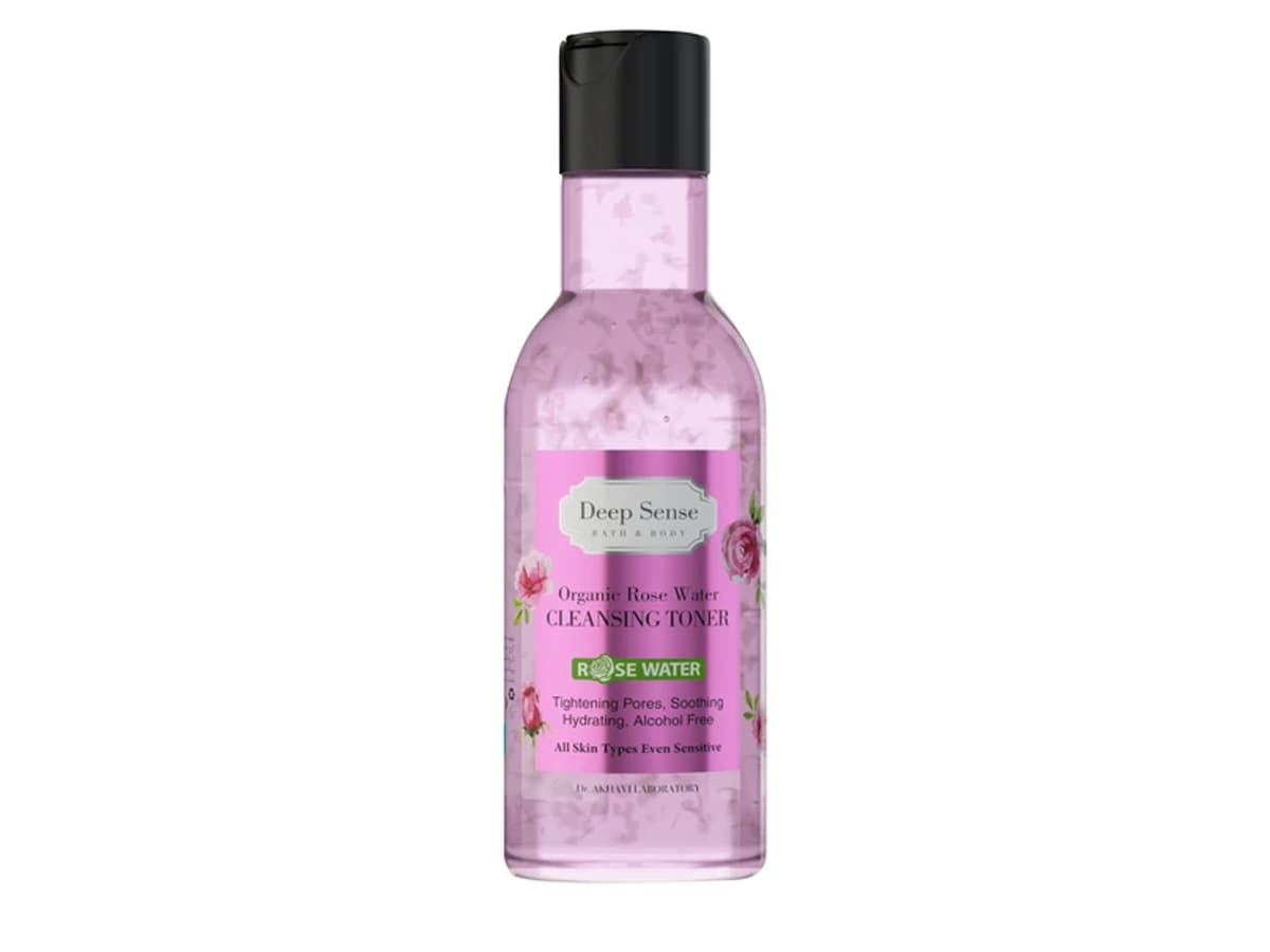 تونر گلاب دیپ سنس پاک کننده و مرطوب کننده پوست