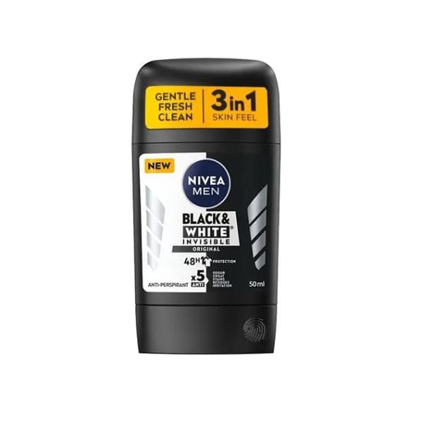 استیک ضد تعریق مردانه نیوآ مدل Black & White Invisible Original
