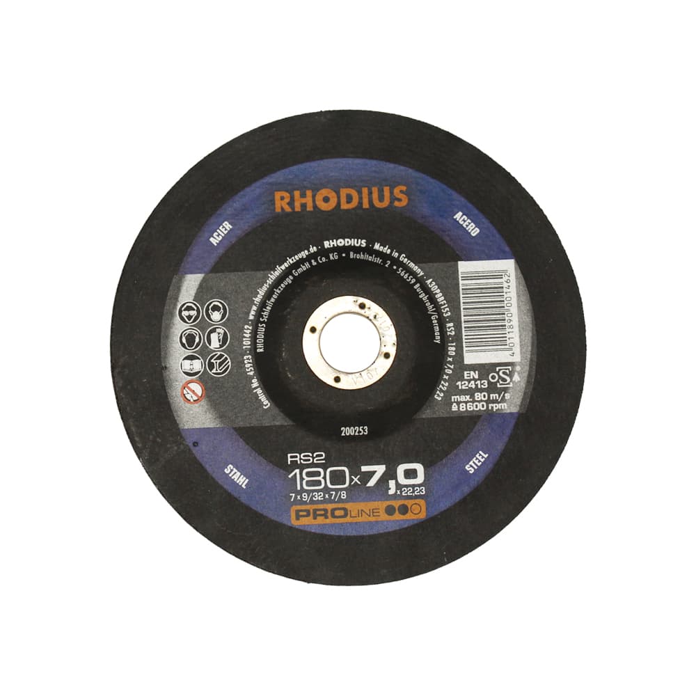 سنگ ساب قطر 180 ضخامت 7 رودیوس