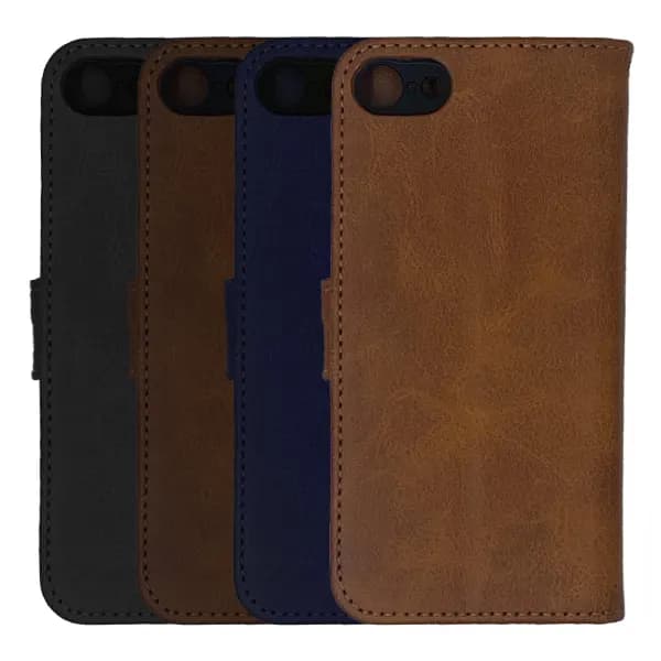 کیف چرمی کلاسوری آیفون SE 2020/7/8 بند دار