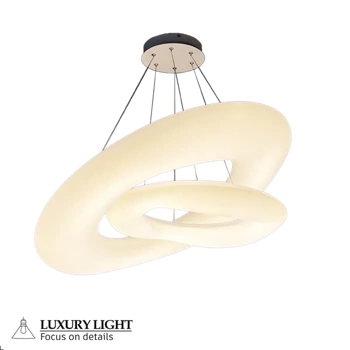 لوستر اس ام دی SMD خور مدل ابری دو طبقه ریموت دار