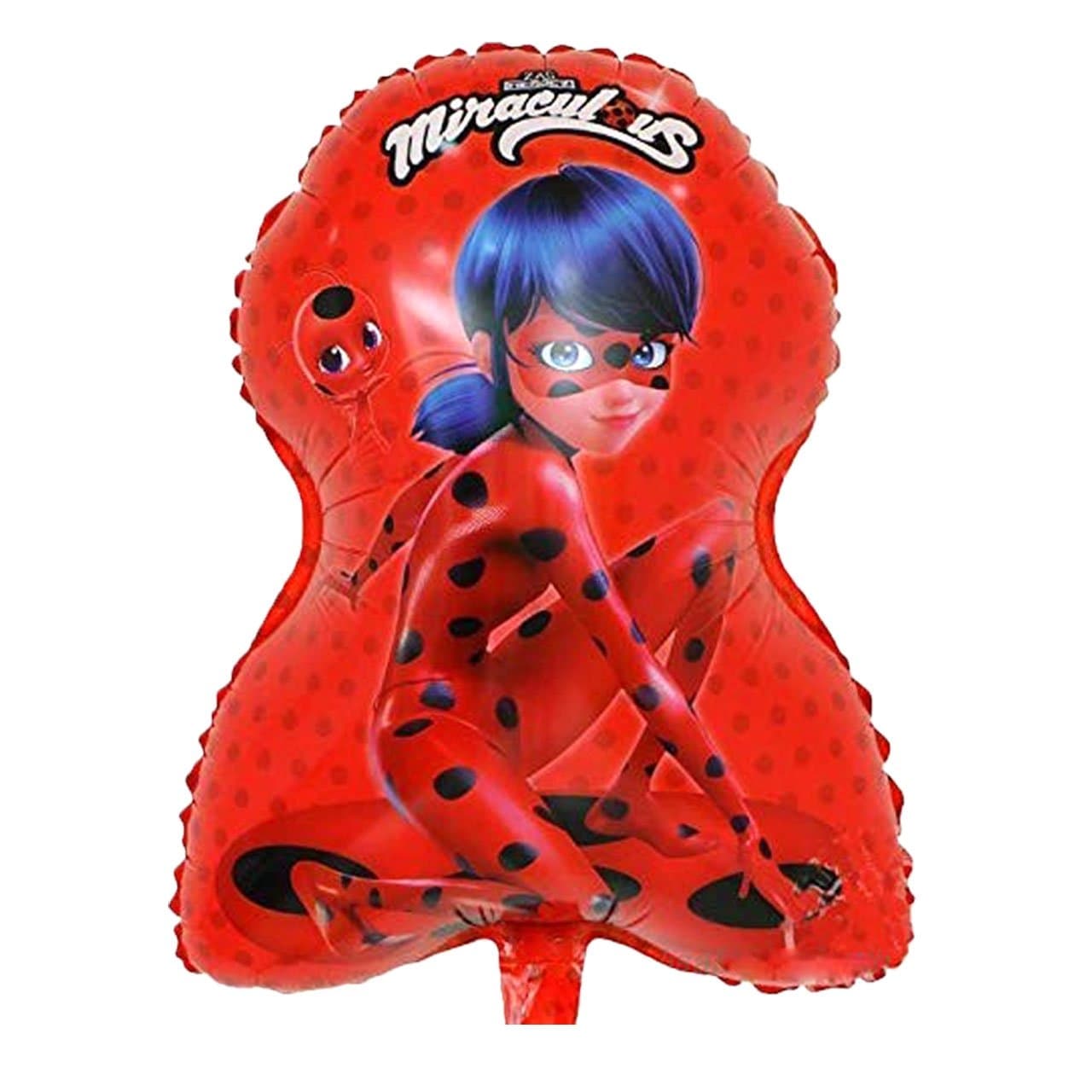 بادکنک فویلی طرح دختر کفشدوزک