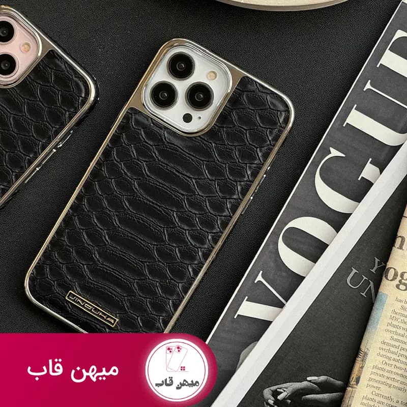 قاب گوشی آیفون چرمی JDK - کد (۱۶۴۱۰)