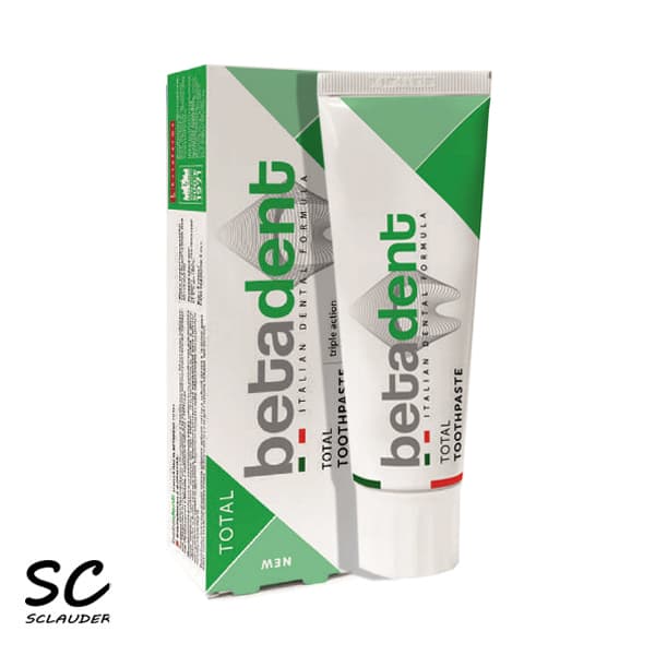خمیردندان بتادنت Betadent اثر سه گانه ضدپوسیدگی مدل Total