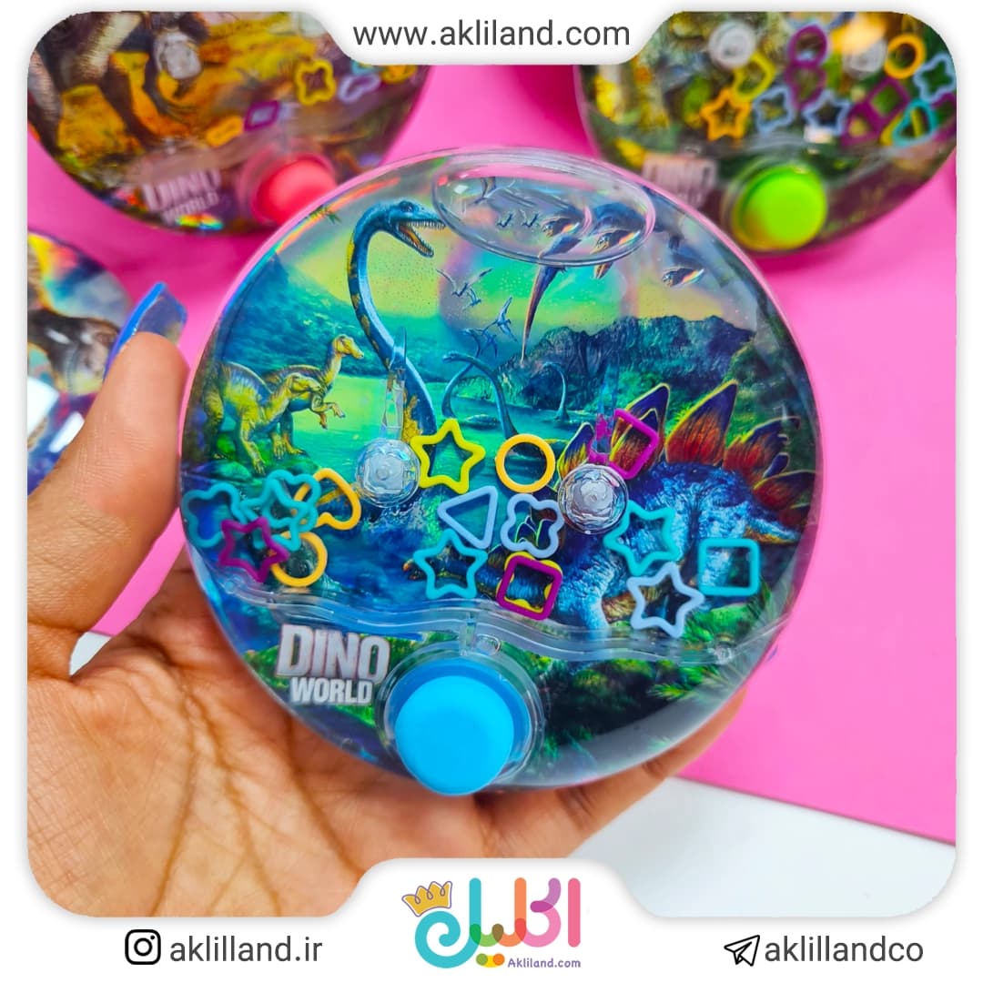 واتر گیم تک دکمه دایره ای دایناسور