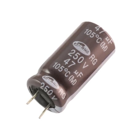 خازن الکترولیتی 47uF / 250V کره ای مارک SAMWHA