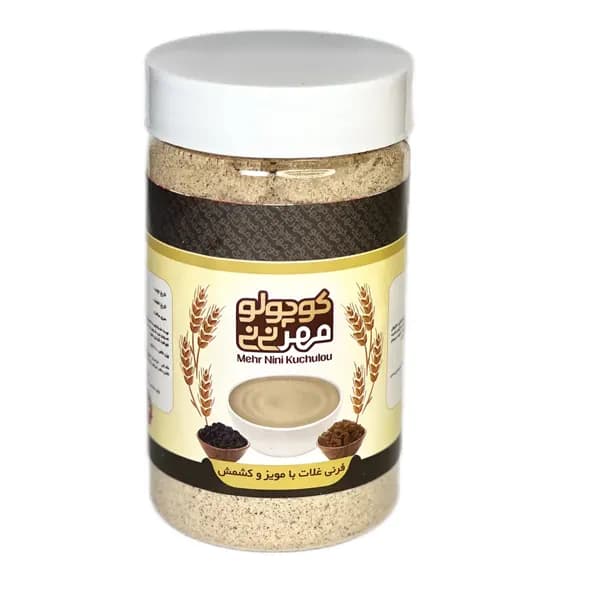 فرنی غلات با مویز و کشمش