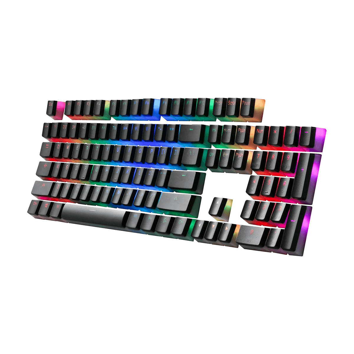 مجموعه کامل کلید کیبورد ردراگون مدل A130 Pudding