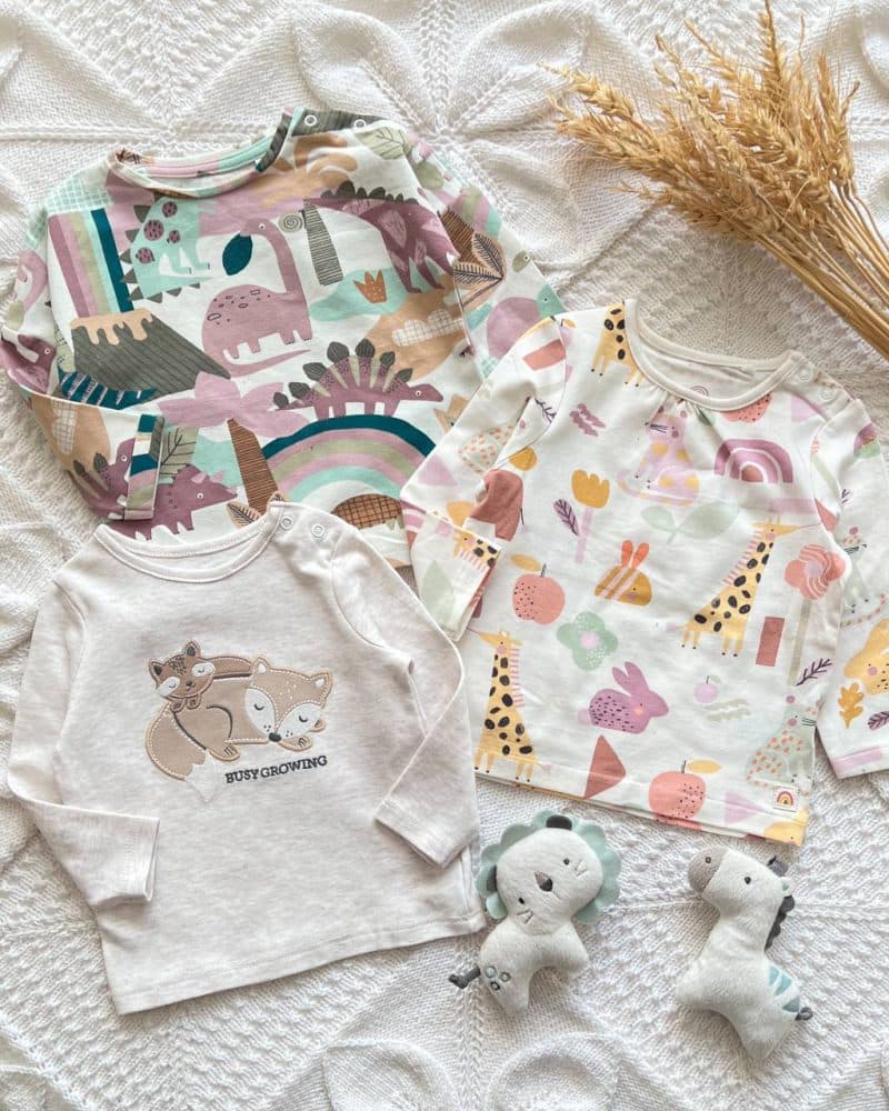 بلوز نخی طرحدار دایناسور و جنگل next