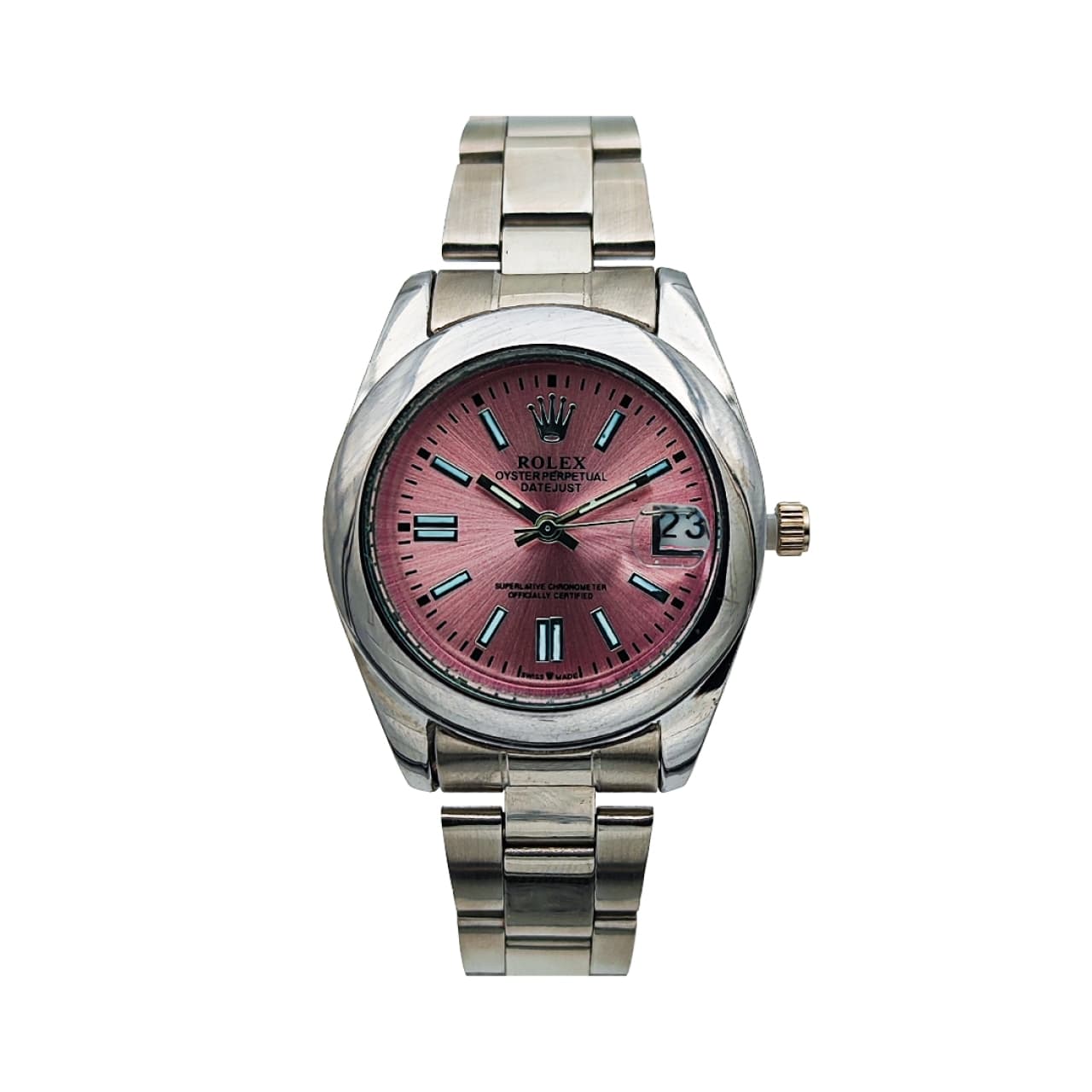 ساعت زنانه رولکس پرپچوال صورتی مدل 2800