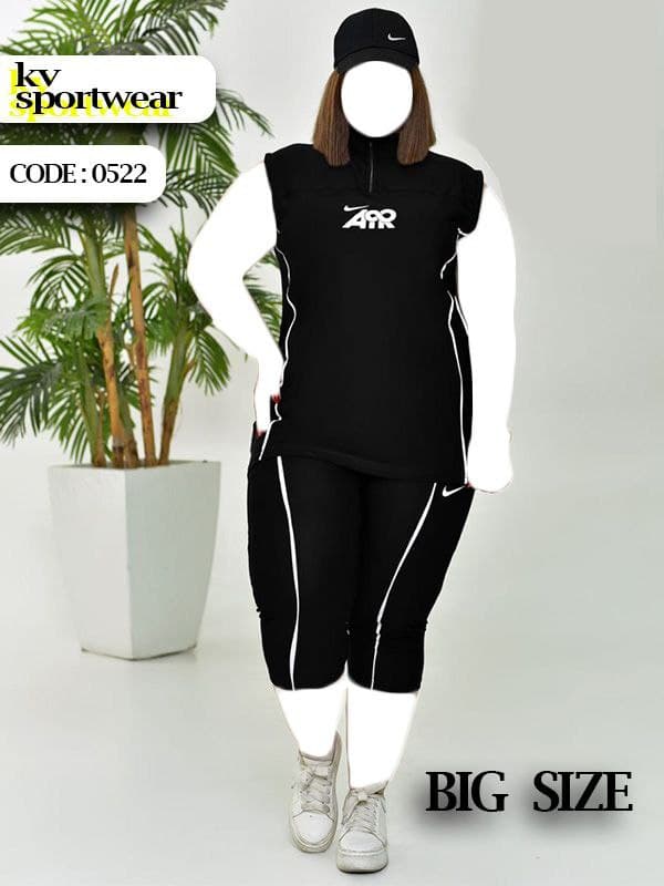 تاپ شلوارک بیگ سایز ورزشی زنانه Nike کد 0018