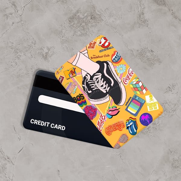 استیکر کارت بانکی مدل دخترانه کد CAB433-K