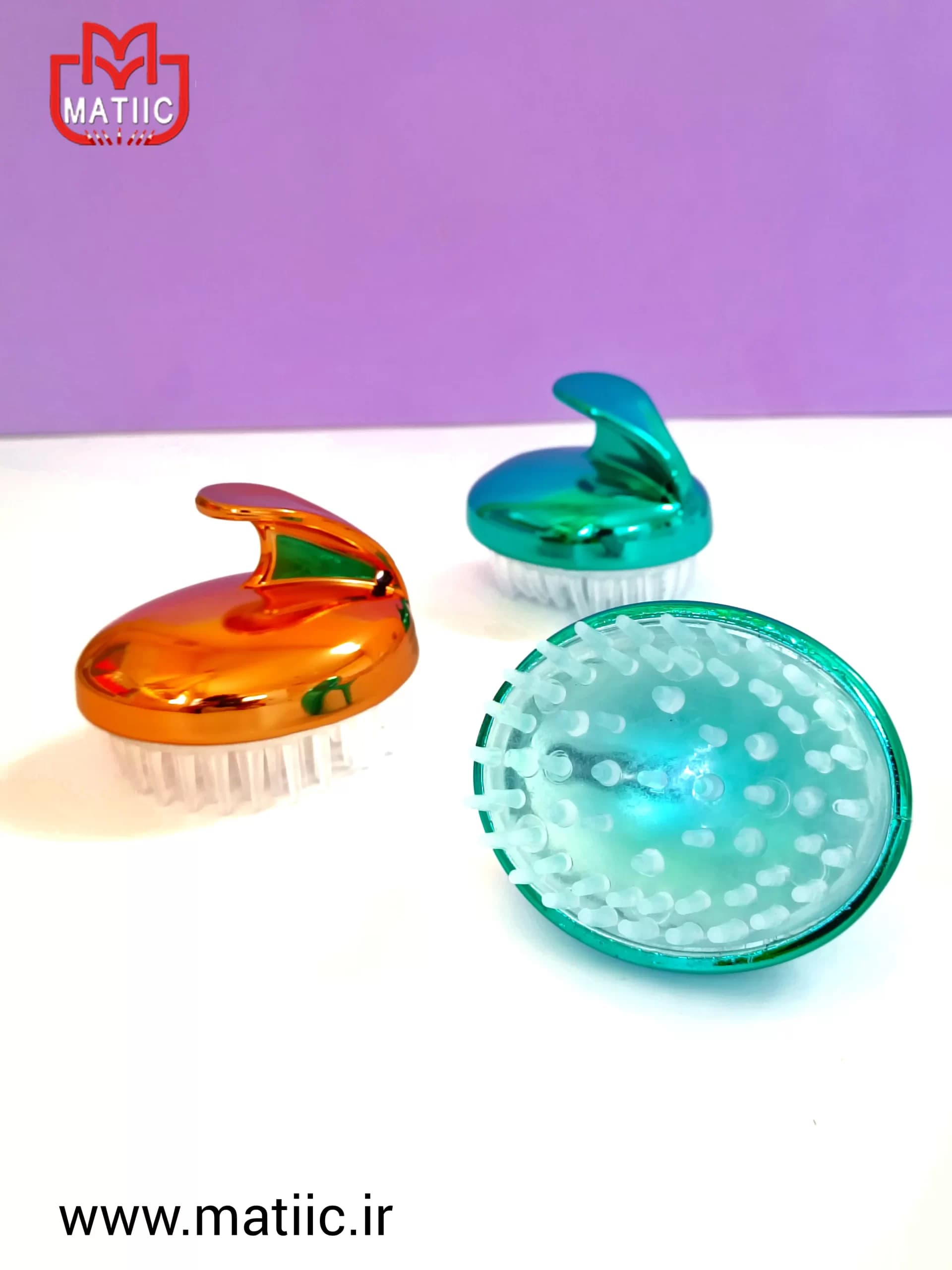 سرشور و ماساژور سر سیلیکونی هولوگرامی