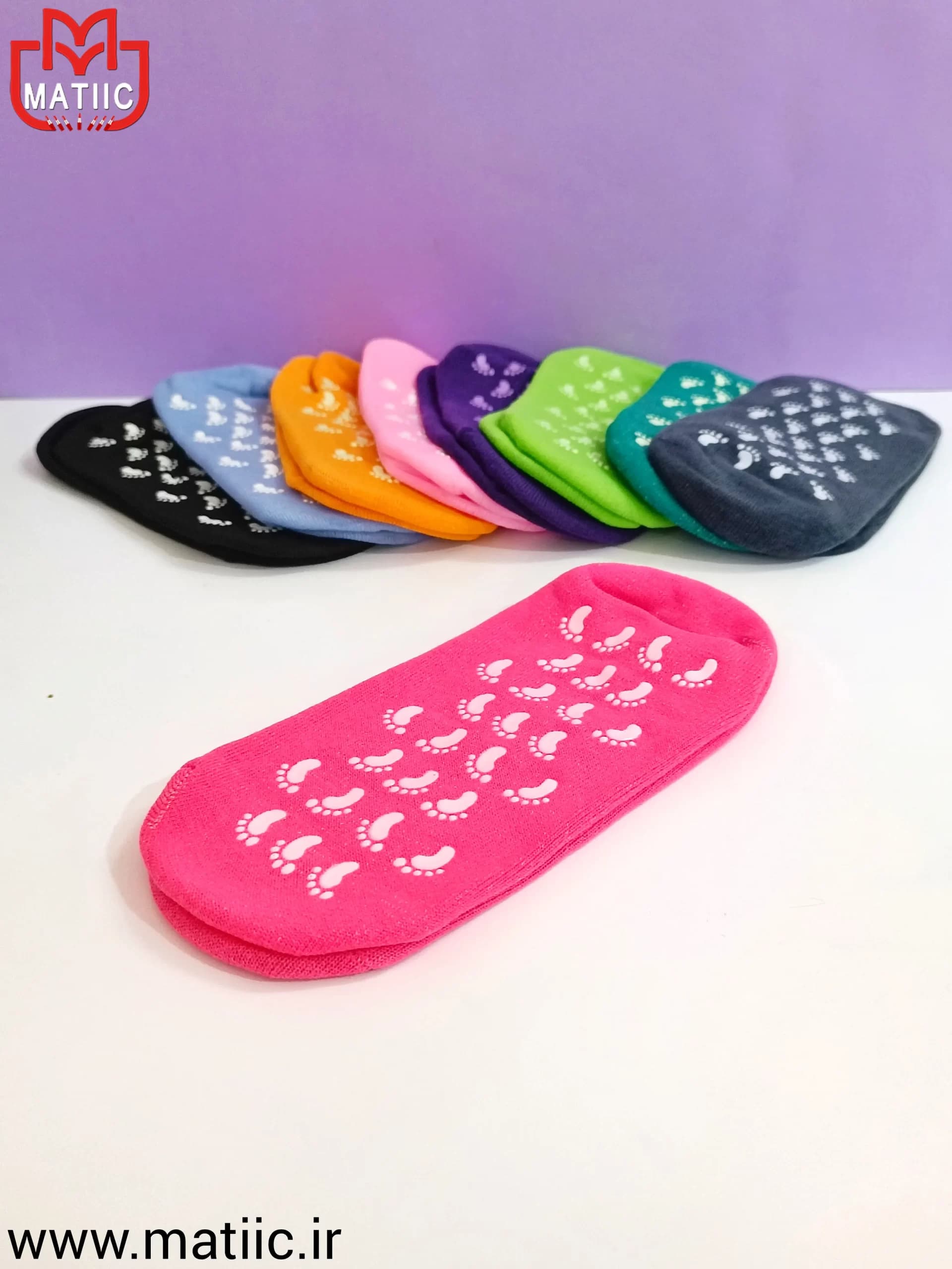 جوراب سیلیکونی رفع ترک پا