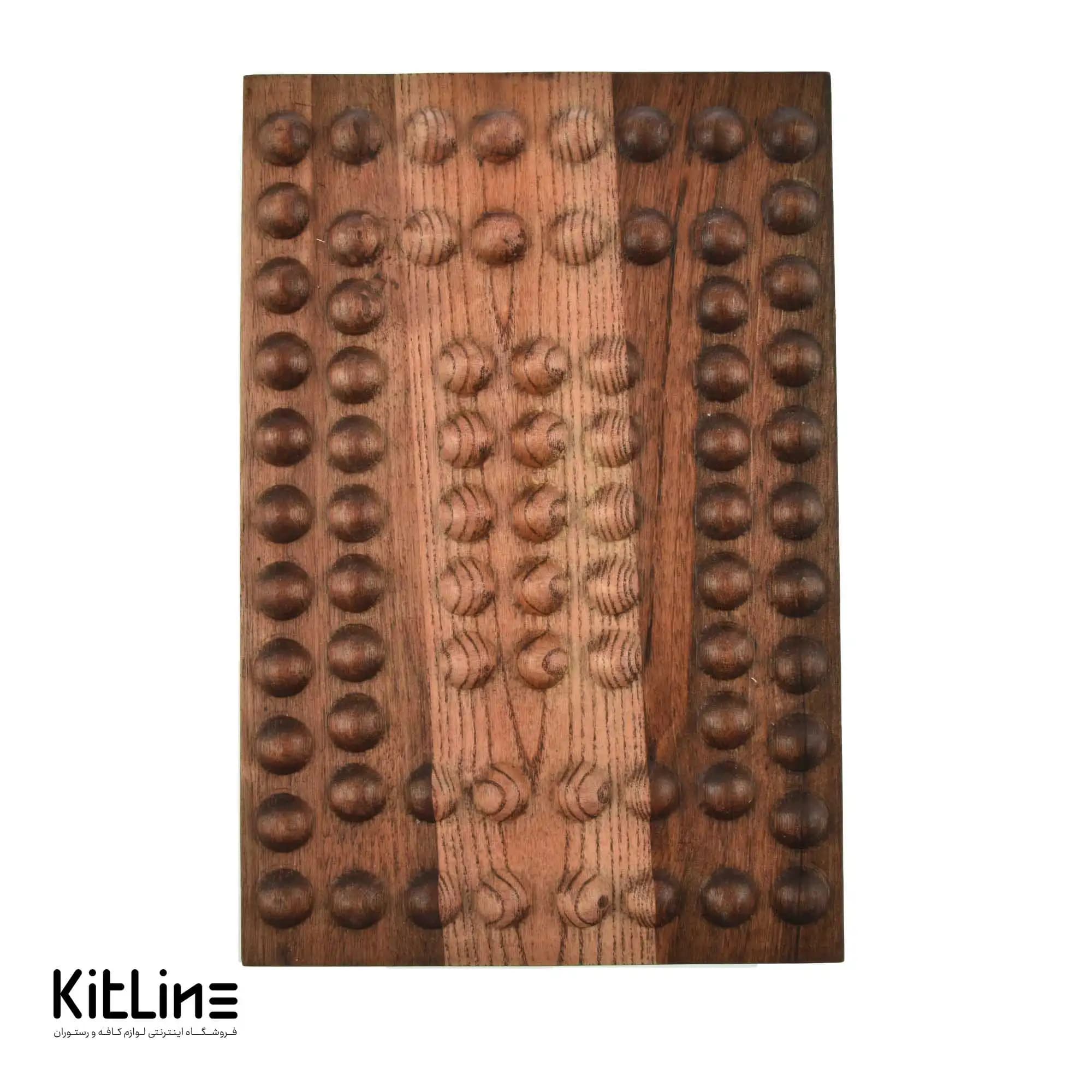 تخته سرو تیله ای مستطیلی چوبی ۲۰×۳۰ سانتیمتری مدل ماتریکس