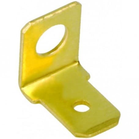 سرسیم روبردی نری کولری اتصال رایت زرد برنجی سایز 6.3 بسته100 تایی