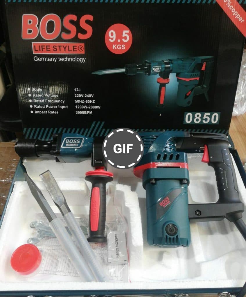 چکش تخریب 9 کیلویی باس مدل 0850