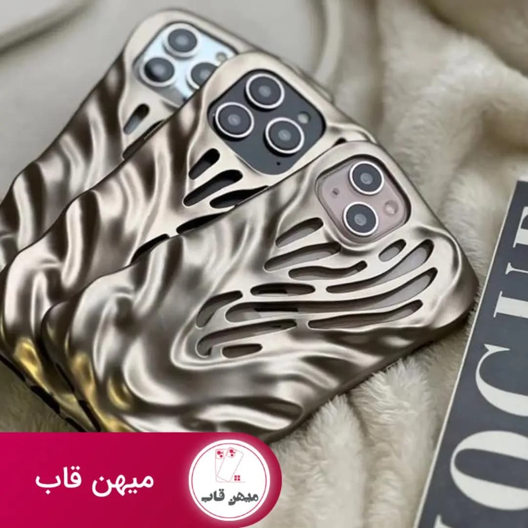 قاب گوشی آیفون موج تیتانیومی - کد (۹۵۹۶)