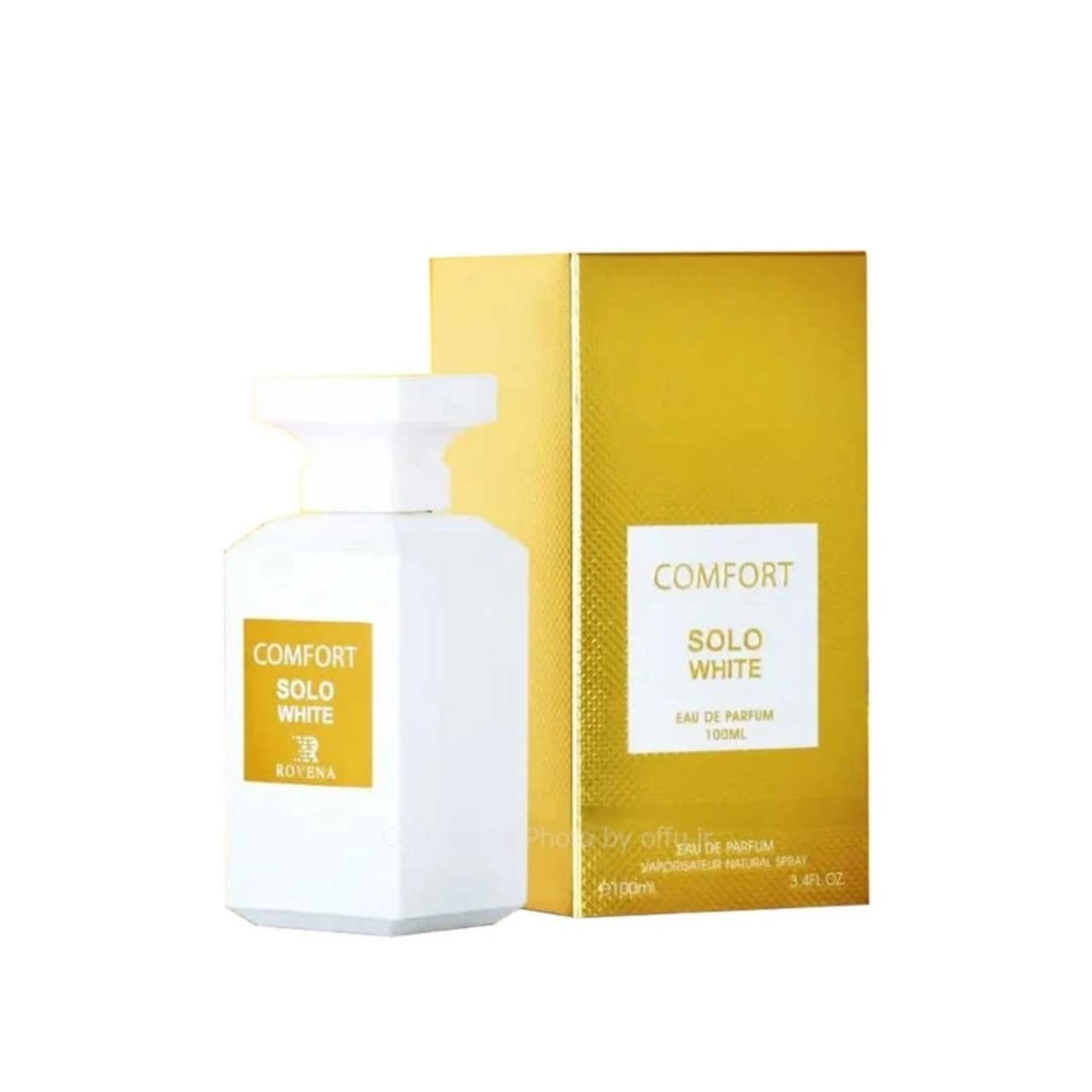 ادکلن زنانه مردانه روونا مدل تام فورد سولو وایت پچولی حجم ۱۰۰میل