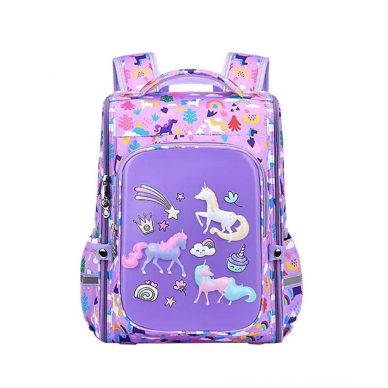 کوله مدرسه ای طرح مزرعه اسب های تک شاخ کد 00222