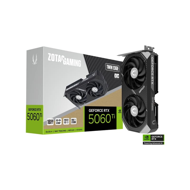 کارت گرافیک زوتک مدل RTX 5060 Ti Twin Edge 16GB