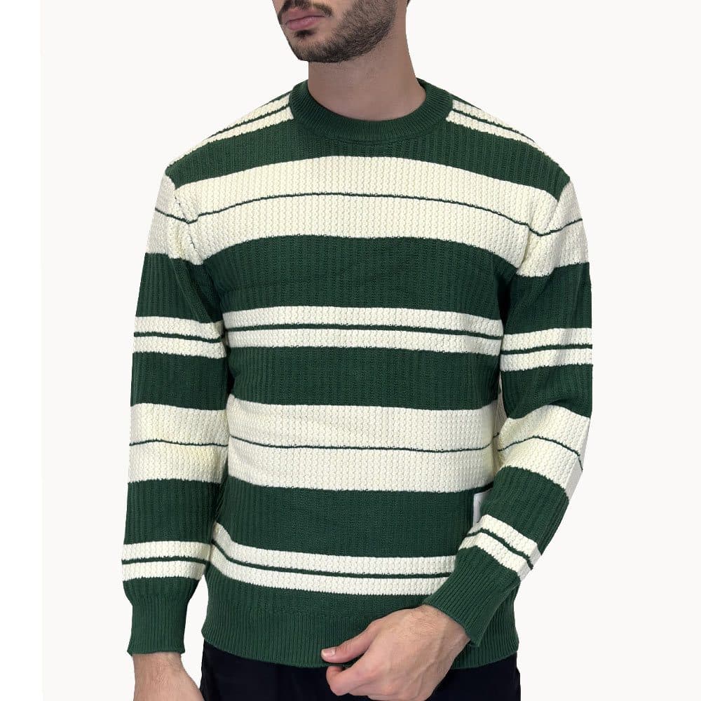 بافت یقه گرد پیچی ریز Fashion2331