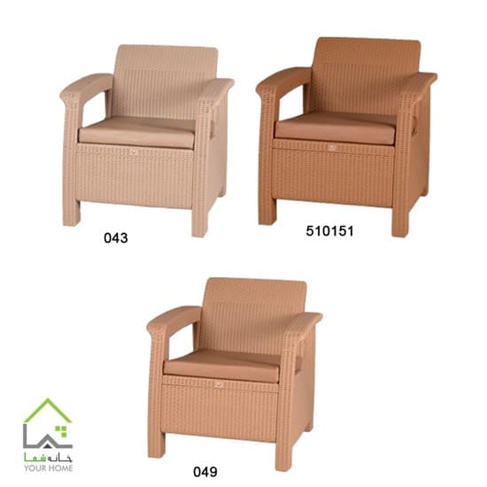 مبل حصیری یک نفره