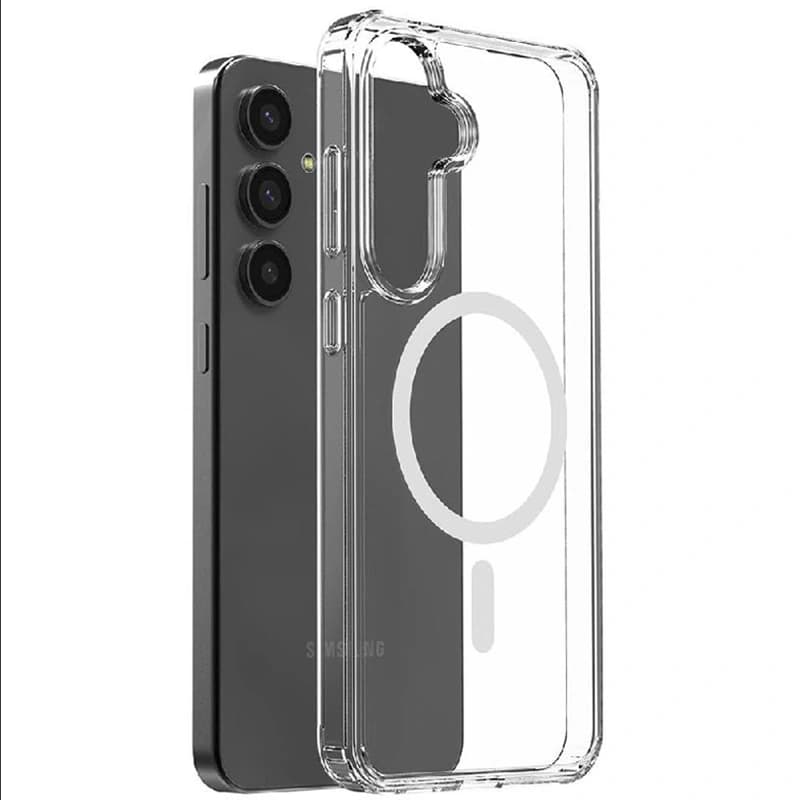 قاب مگ سیف شفاف مناسب برای Samsung Galaxy S24 fe (پک سامسونگ استوری)