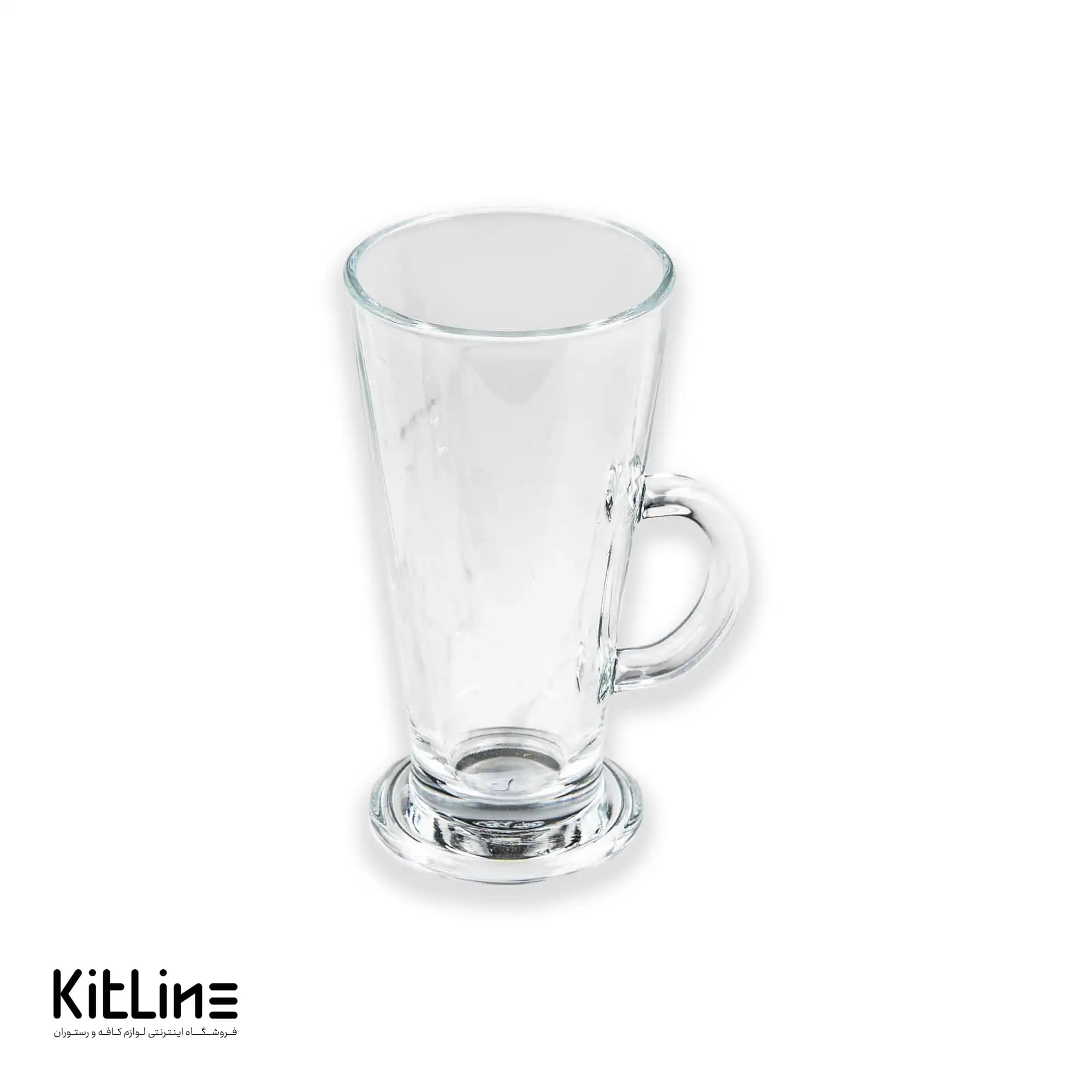 ماگ دستهدار شیشه ای ۲۶۳ میلیلیتری پاشاباغچه مدل کلمبیا