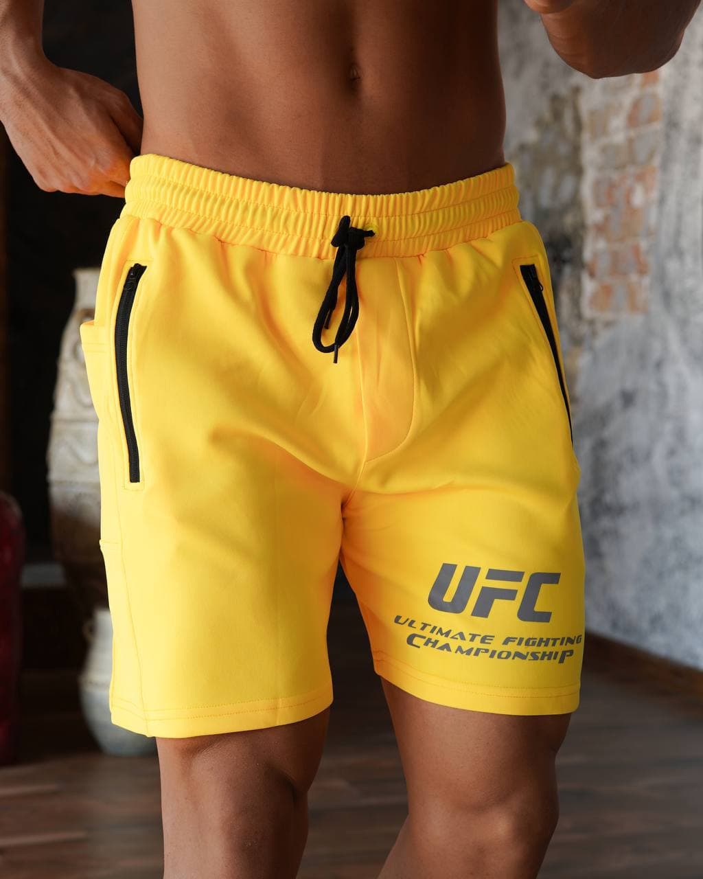 شلوارک ورزشی مردانه یو اف سی غواصی کد ۹۰۳۰