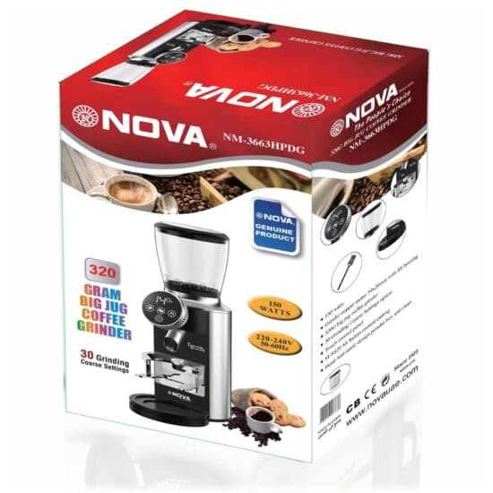 آسیاب قهوه دیجیتال نوا مدل Nm-3663DG