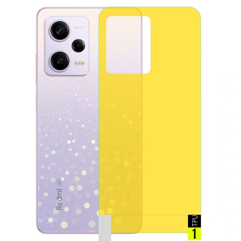 برچسب نانو پشت گوشی Xiaomi Redmi Note 12 Pro 5G مدل فول کاور شفاف آنتی شوک
